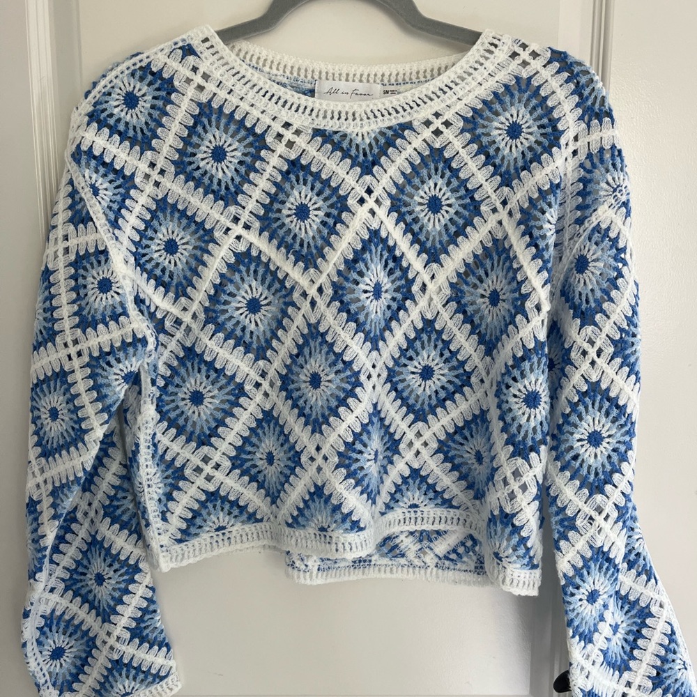 ALL IN FAVOR - Spring Crochet Sweater